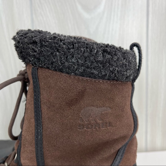 Women's Sorel Cumberland Lea Waterproof Winter Fur Lined Brown Mid-Calf Boots - Picture 4 of 10